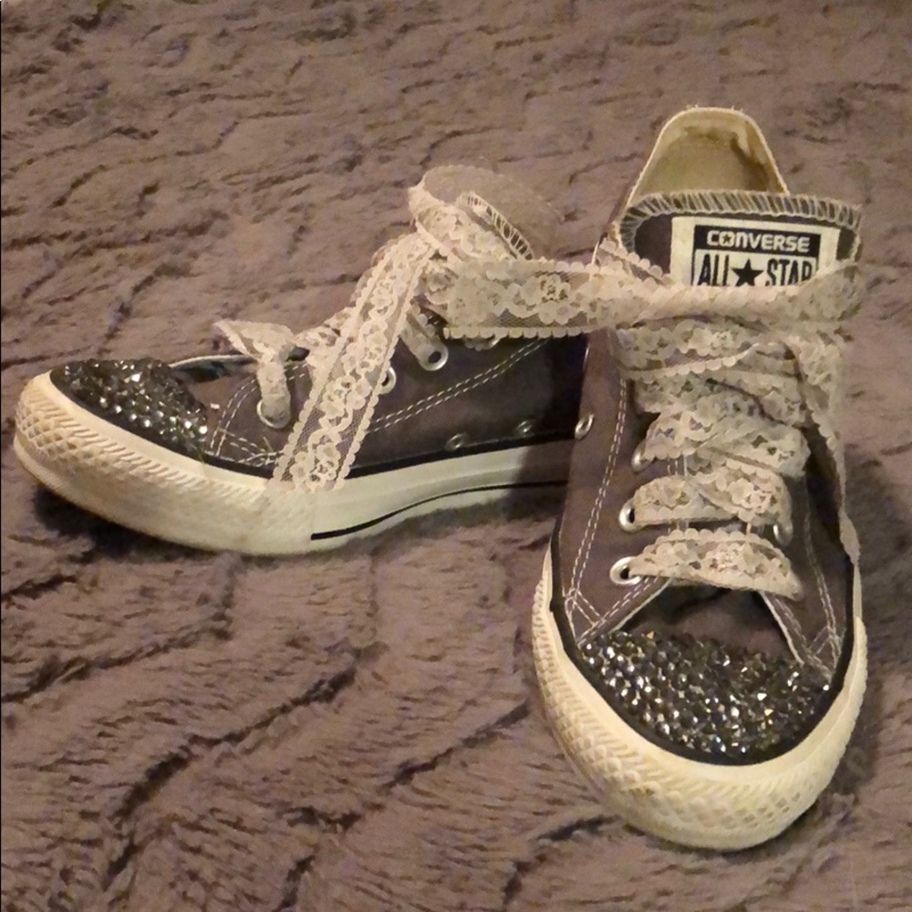 Crystal Wedding Bachelorette Converse